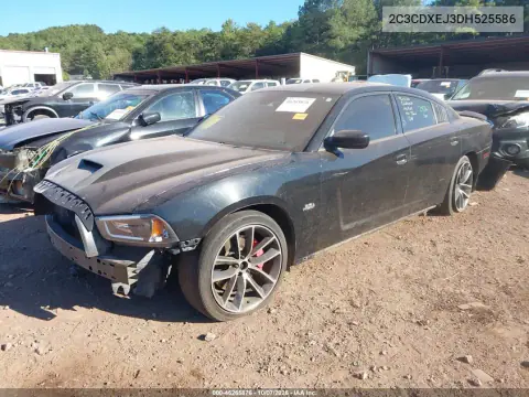2013 Dodge Charger Srt8 VIN 2C3CDXEJ3DH525586 фото 3