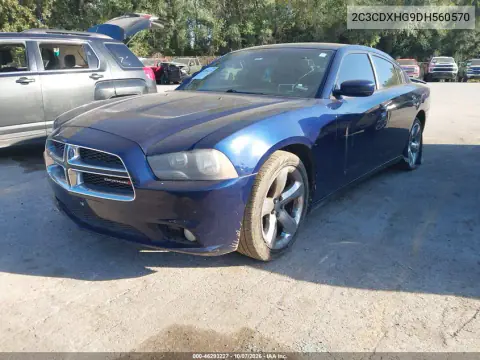 2013 Dodge Charger Sxt Plus VIN 2C3CDXHG9DH560570 фото 2