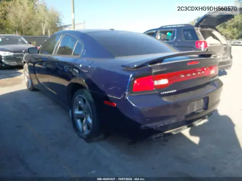 2013 Dodge Charger Sxt Plus VIN 2C3CDXHG9DH560570 фото 3