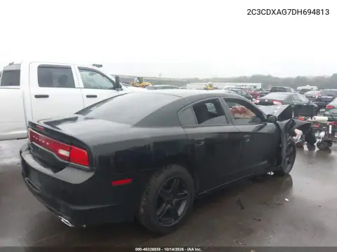 2C3CDXAG7DH694813 — 2013 Dodge Charger, фото 4 с аукциона IAAI, Передняя часть