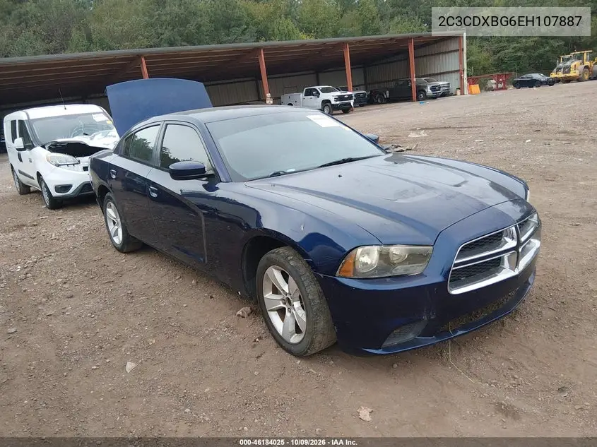2014 Dodge Charger Se VIN 2C3CDXBG6EH107887 фото 1