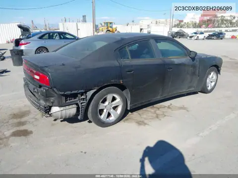 2014 Dodge Charger Se VIN 2C3CDXBG2EH206089 фото 4