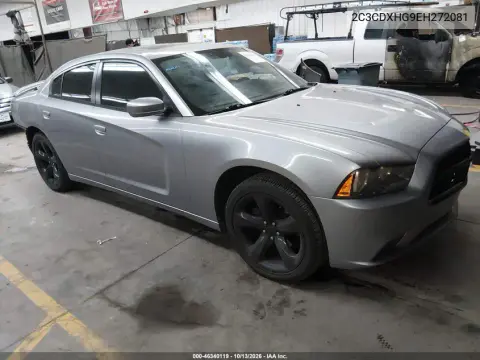 2C3CDXHG9EH272081 — 2014 Dodge Charger, Сзади, фото до ремонта