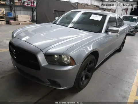 2014 Dodge Charger Sxt VIN 2C3CDXHG9EH272081 фото 2