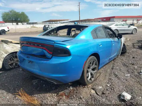 2015 Dodge Charger Sxt VIN 2C3CDXHG5FH897384 фото 4