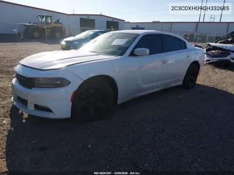 2016 Dodge Charger Sxt VIN 2C3CDXHG9GH332685 фото 3