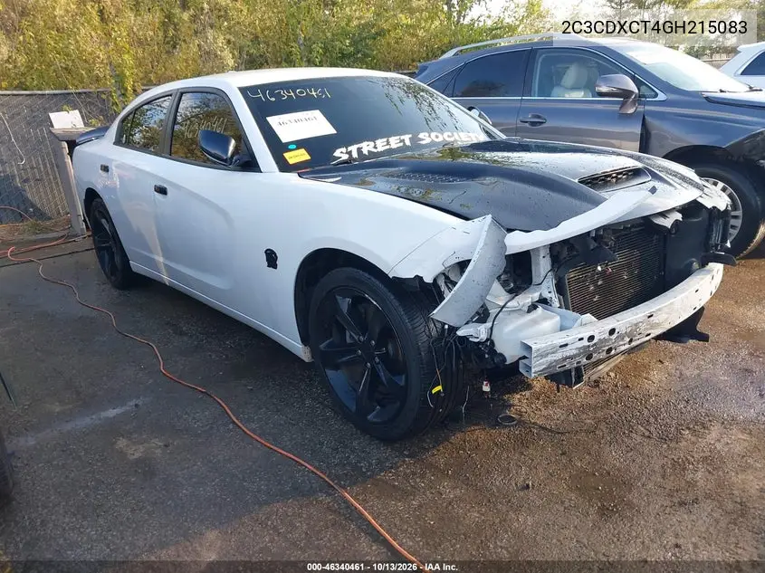 2C3CDXCT4GH215083 Dodge Charger 2016 — повреждение Передняя часть, фото до ремонта