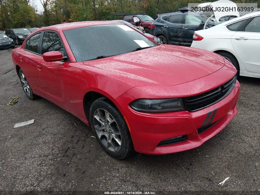 2C3CDXJG2GH163989 — 2016 Dodge Charger, фото 2 с аукциона IAAI, Передняя часть слева