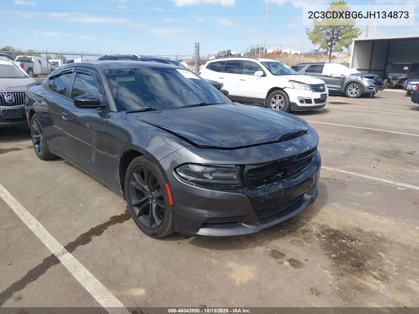 2018 Dodge Charger Sxt Rwd VIN 2C3CDXBG6JH134873 фото 2