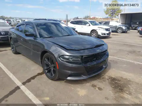 2C3CDXBG6JH134873 — 2018 Dodge Charger, Передняя часть, фото до ремонта