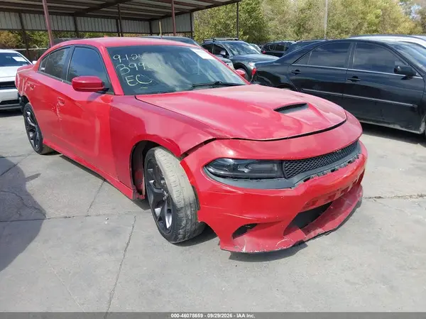 2C3CDXCT6KH584357 — 2019 Dodge Charger, Передняя часть (Front & Rear), фото до ремонта
