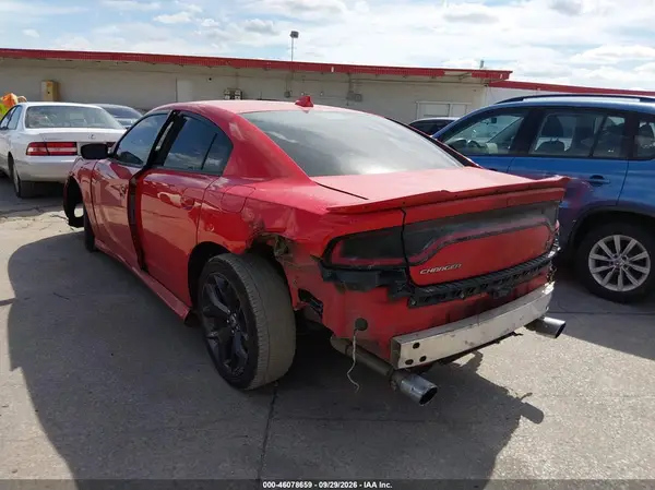 2019 DODGE CHARGER VIN 2C3CDXCT6KH584357 фото 3