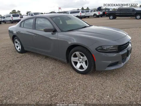 2C3CDXAG2KH513727 — 2019 Dodge Charger, Естественный износ, фото до ремонта