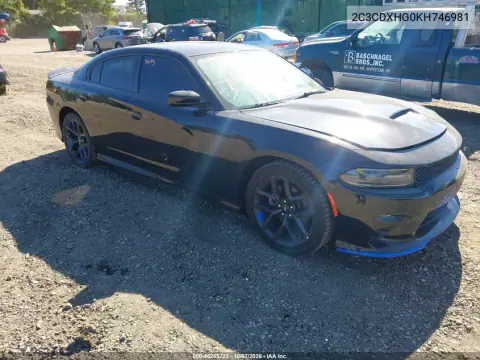 2019 Dodge Charger Gt Rwd VIN 2C3CDXHG0KH746981 фото 1