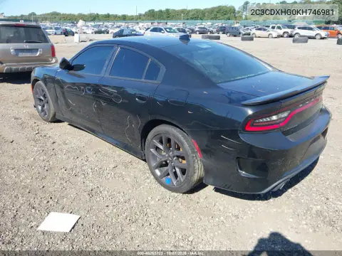 2019 Dodge Charger Gt Rwd VIN 2C3CDXHG0KH746981 фото 3