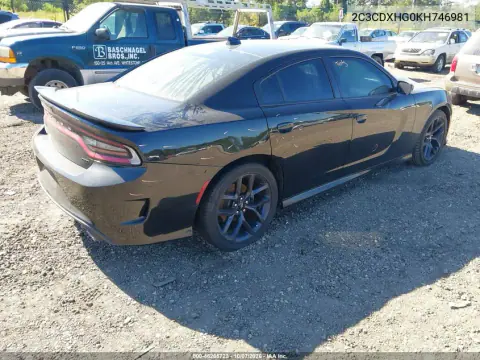 2019 Dodge Charger Gt Rwd VIN 2C3CDXHG0KH746981 фото 4