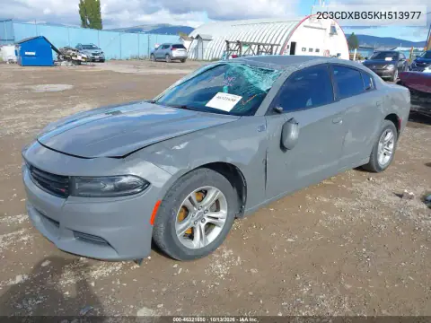 2C3CDXBG5KH513977 — 2019 Dodge Charger, фото 3 с аукциона IAAI, Повреждения со всех сторон