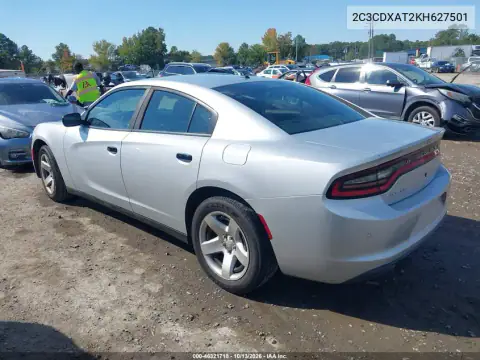 2C3CDXAT2KH627501 — 2019 Dodge Charger, фото 4 с аукциона IAAI, Боковая часть