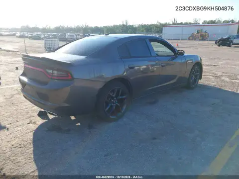2019 Dodge Charger Sxt Rwd VIN 2C3CDXBG9KH504876 фото 5