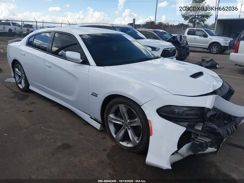 2C3CDXGJ3KH662036 — 2019 Dodge Charger, фото 2 с аукциона IAAI, Возвращение во владение