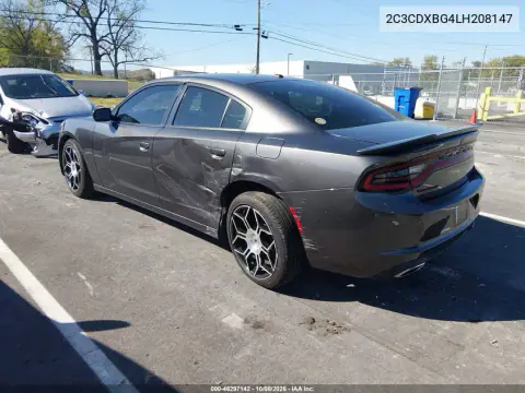 2020 Dodge Charger Sxt Rwd VIN 2C3CDXBG4LH208147 фото 4