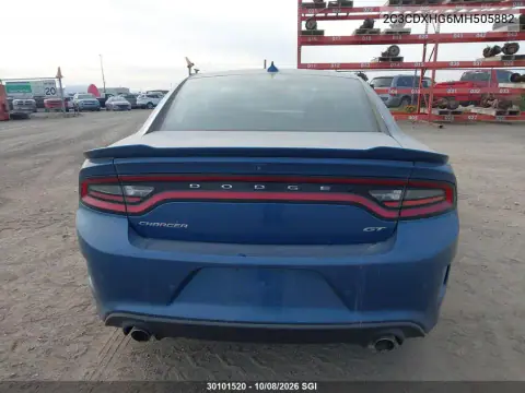 2021 Dodge Charger Gt VIN 2C3CDXHG6MH505882 фото 17