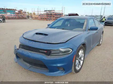 2021 Dodge Charger Gt VIN 2C3CDXHG6MH505882 фото 3