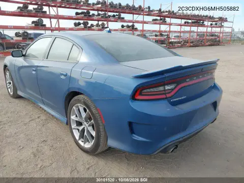 2021 Dodge Charger Gt VIN 2C3CDXHG6MH505882 фото 4