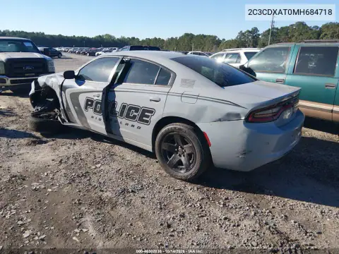 2C3CDXAT0MH684718 — 2021 Dodge Charger, фото 4 с аукциона IAAI, Передняя часть слева