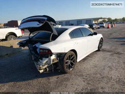 2021 Dodge Charger R/T Rwd VIN 2C3CDXCT5MH574471 фото 4