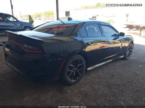 2021 Dodge Charger Gt Rwd VIN 2C3CDXHG6MH643969 фото 4