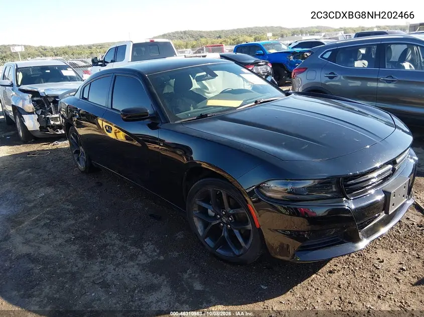 2022 Dodge Charger Sxt Rwd VIN 2C3CDXBG8NH202466 фото 1