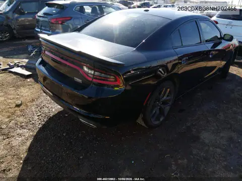 2022 Dodge Charger Sxt Rwd VIN 2C3CDXBG8NH202466 фото 4