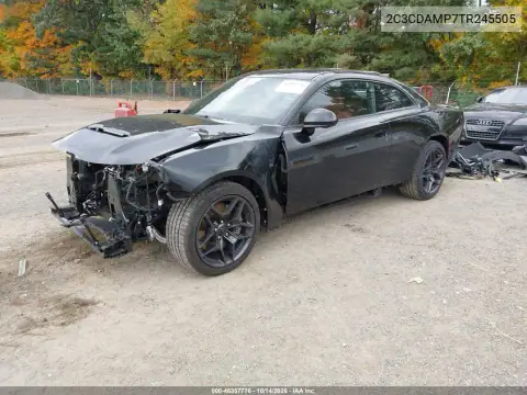 2C3CDAMP7TR245505 — 2026 Dodge Charger, фото 3 с аукциона IAAI, Передняя часть
