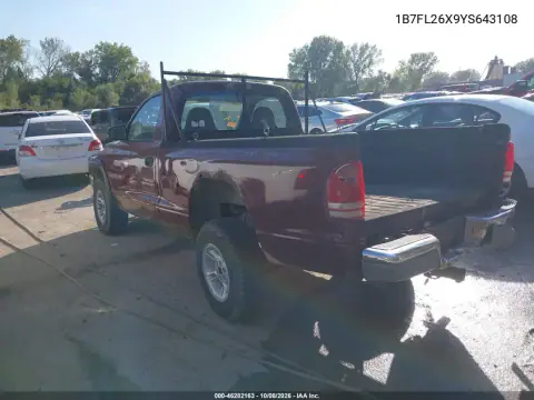 2000 Dodge Dakota Slt/Sport VIN 1B7FL26X9YS643108 фото 4