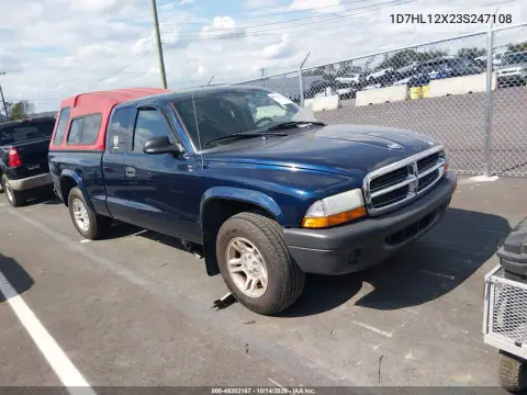1D7HL12X23S247108 — 2003 Dodge Dakota, Левый бок, фото до ремонта