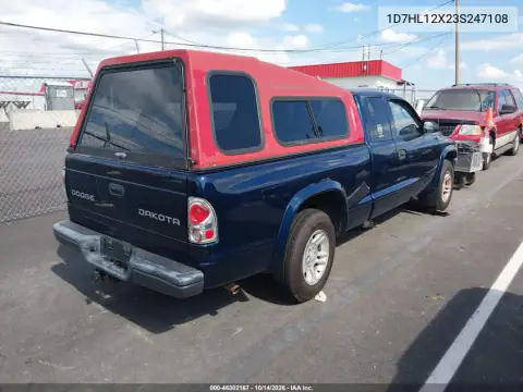 1D7HL12X23S247108 — 2003 Dodge Dakota, фото 5 с аукциона IAAI, Левый бок