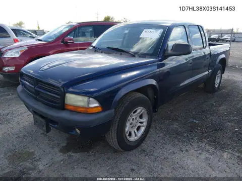 1D7HL38X03S141453 — 2003 Dodge Dakota, фото 3 с аукциона IAAI, Естественный износ