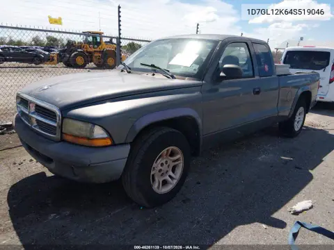 2004 Dodge Dakota VIN 1D7GL12K64S519046 фото 2