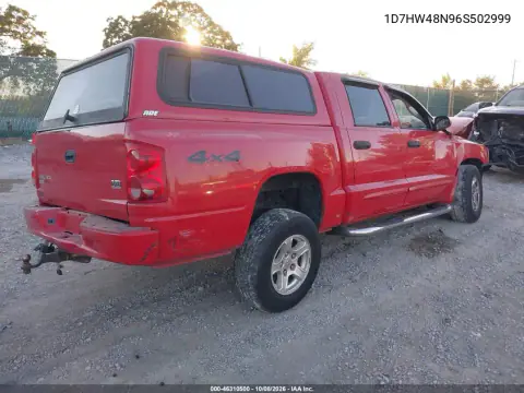 2006 Dodge Dakota Slt VIN 1D7HW48N96S502999 фото 4