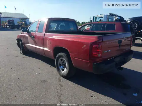 1D7HE22K37S218212 — 2007 Dodge Dakota, фото 4 с аукциона IAAI, Передняя часть