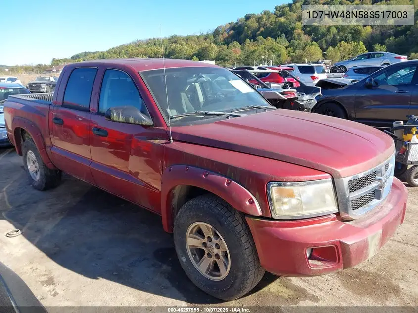 2008 Dodge Dakota Slt VIN 1D7HW48N58S517003 фото 2