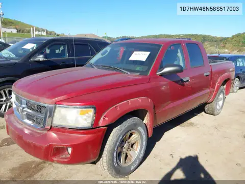 2008 Dodge Dakota Slt VIN 1D7HW48N58S517003 фото 3
