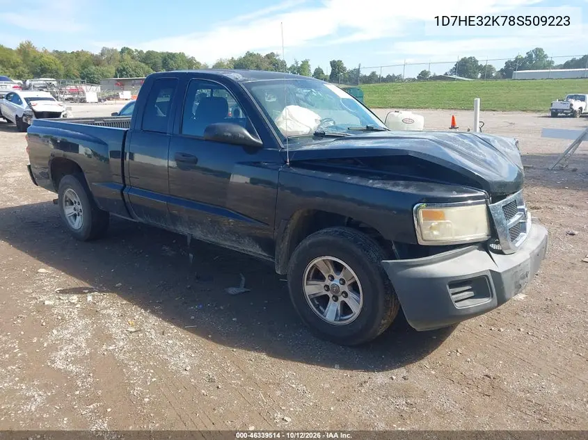 2008 Dodge Dakota Sxt/Bighorn/Lonestar VIN 1D7HE32K78S509223 фото 2