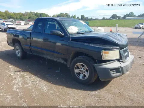 1D7HE32K78S509223 — 2008 Dodge Dakota, Передняя часть, фото до ремонта