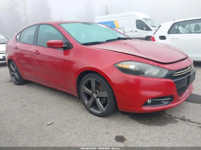 1C3CDFEBXFD302013 Dodge DART GT 2015 — повреждение Естественный износ, фото до ремонта