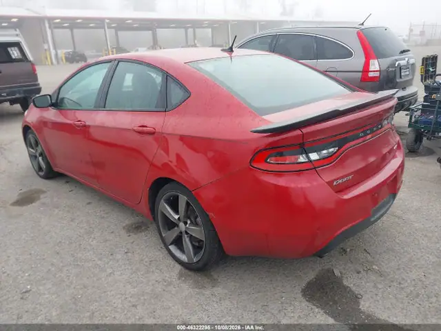 1C3CDFEBXFD302013 — 2015 Dodge DART GT, фото 3 с аукциона IAAI 14.10.2026, Естественный износ