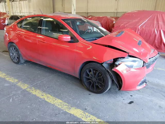 2016 Dodge DART SXT VIN 1C3CDFBB4GD625009 фото 1