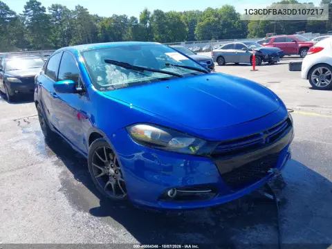 1C3CDFBA3DD107217 — 2013 Dodge DART, Естественный износ, фото до ремонта