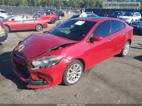 2013 Dodge Dart Limited VIN 1C3CDFCA0DD246008 фото 3